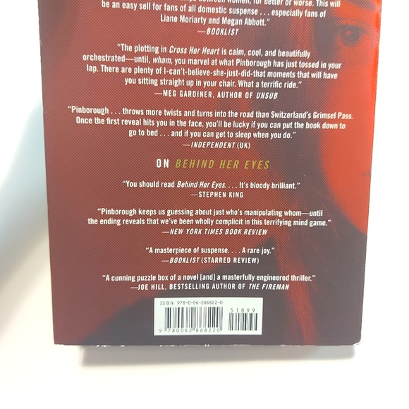 5 for $25- Cross Her Heart, a Novel by Sarah Pinborough - Picture 4 of 8